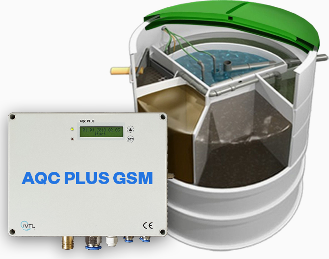 Aquatec AT6 PLUS-GSM prémiová čistírna odpadních vod