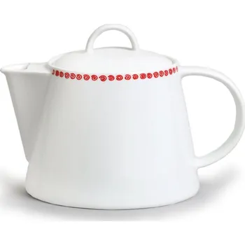 Konvice na čaj Thun 1794 Konvice čajová, Odense, červená, 1,3 l, karlovarský porcelán, Thun