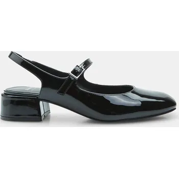 Dámské lodičky Baťa lakované slingback lodičky černé, vel. 40