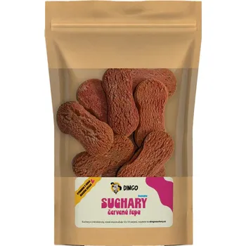 Pamlsek pro psa Ing. Zdeněk Špitálský DINGO suchary s červenou řepou bezlepkové 250g