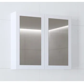 Koupelnový nábytek Koupelnová skříňka TORETO SLU-80 bílá, zrcadlo 80