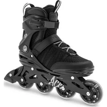 Kolečkové brusle Spokey ACE Fitness kolečkové brusle, černé, vel. 42