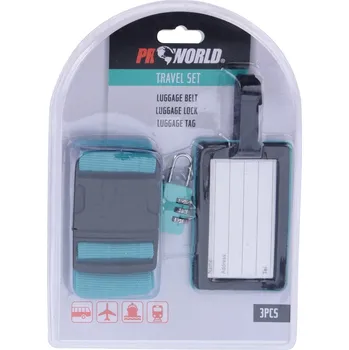 CESTOVNÍ SADA 3 DÍLNÁ PROWORLD ZELENÁ