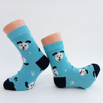 Chlapecké oblečení Dětské bambusové ponožky Trepon Alík, tyrkysové (dětské ponožky s pejskem)