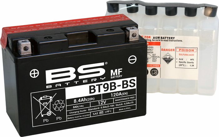 TECNIUM Werkseitig Aktivierte Wartungsfreie Batterie - BT9B-4 - Günstig Kaufen