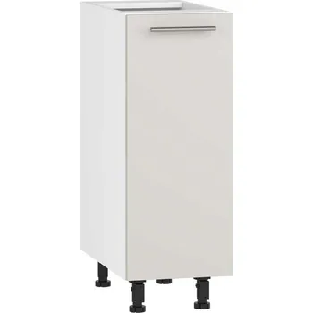 Kuchyňská skříňka Dolní skříňka Vento D-30/82, bílá / krémová