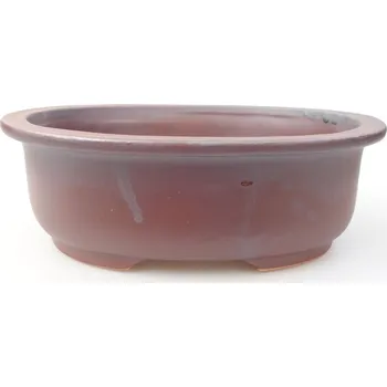 Květináč Keramická bonsai miska 23 x 19 x 8 cm kovová