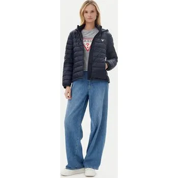 Dámská bunda Guess Jeans Bunda pro přechodné období W5RL99 WHAB2 Tmavomodrá Regular Fit S