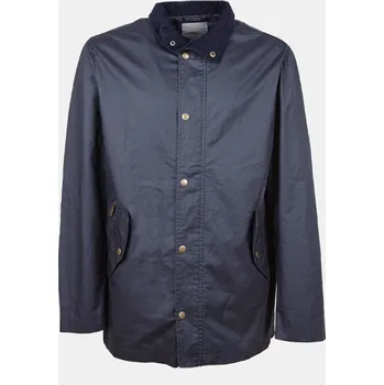 Dámský kabát Baťa pánský voskovaný bavlněný krátký kabát modré, vel. Xl