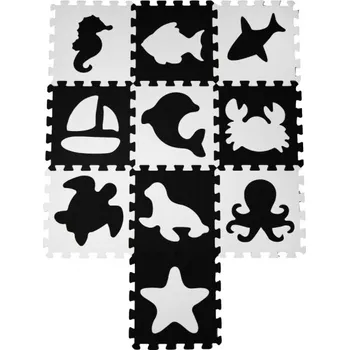 Hrací deka COSING Pěnová podložka puzzle - OCEAN 10ks