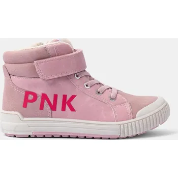 Dívčí baleríny Baťa dětské kotníkové boty růžové, vel. 30