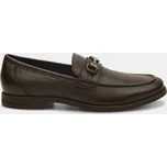 Baťa 24h pánské kožené mokasíny černé, vel. 45