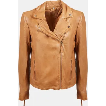 Moto bunda Baťa dámská kožená bunda pískové, vel. Xl