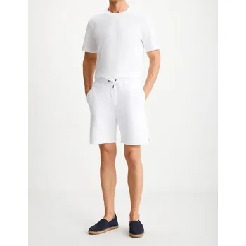 Pánské kraťasy 89749 Dewberry Mens Sport Style Pocket Shorts-WHITE dewberry modrá | bílá 3335965