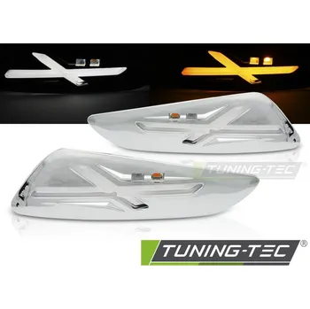 Přední světlomet PŘEDNÍ SMĚRovky CHROME LED pro VESPA SPRINT / PRIMAVERA 150cc