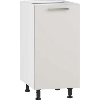 Kuchyňská skříňka Dolní skříňka Vento D-40/82, bílá / krémová
