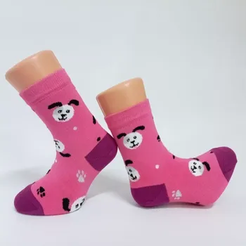 Dívčí bambusové ponožky Trepon Alík, světle růžové