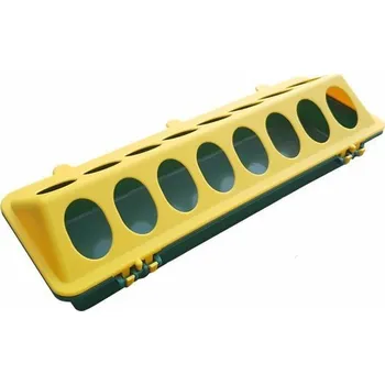 krmítko pro hospodářská zvířata Žlabové krmítko plastové s otvory 30CM