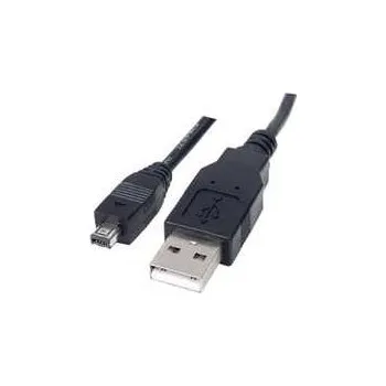 Datový kabel Kabel USB (2.0), USB A M- 4 pin M, 1.8m, černý, Logo, HIROSE,rychlé dodání