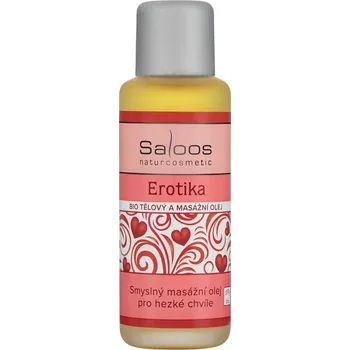 Tělový olej Saloos Erotika masážní olej 125 ml