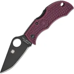 Spyderco MANBUG BURGUNDY LIGHTWEIGHT CTS-PD#1 ČERNÁ ČEPEL PLAINEDGE