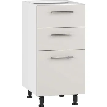 Kuchyňská skříňka Dolní skříňka Vento D3S-40/82, bílá / krémová