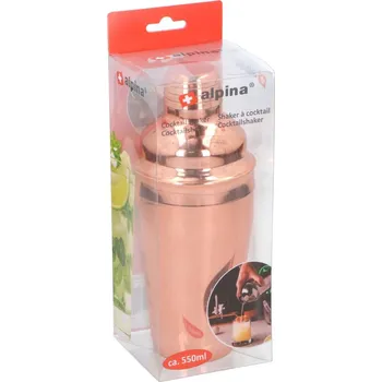 Shaker SHAKER NA KOKTEJLY 550ML ALPINA ČERVENÉ ZLATO
