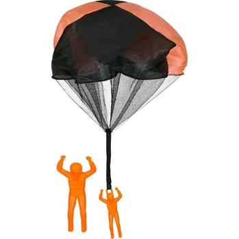 Figurka PARAŠUTISTA LÉTAJÍCÍ FIGURKA HRAČKA 50CM ORANŽOVÁ