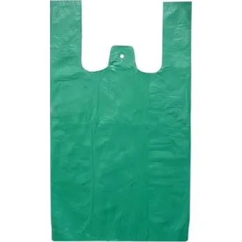 Nákupní taška Mikrotenové tašky, zelené 100 ks