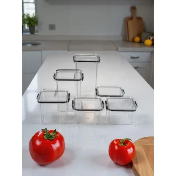 Dóza na potraviny Sinsay - Nádoby na potraviny 6 pack - černá - 589GL-99X - 589GL-99X-ONE