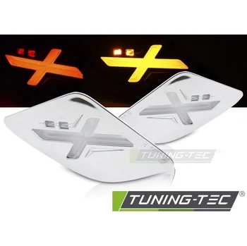 Zadní světlomet ZADNÍ SMĚRovky CHROME LED pro VESPA GTS / GTV 300cc