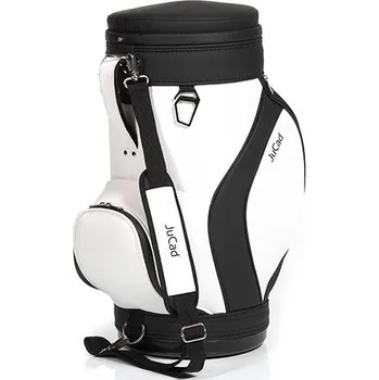 Jucad stool with cooler stolička s chladicím boxem na nápoje, černo/bílá