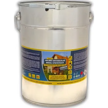 univerzální barva ColorCity S 2013 VRCHNÍ UNIVERZÁLNÍ EMAIL SYNTETICKÝ Barva: oranžová návěstní 7550, Balení: 9 l