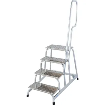 Žebřík KRAUSE 805096 podesta se zábradlím STABILO 1x4 stupně