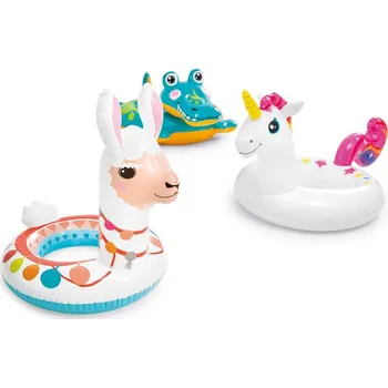 Nafukovací kruh s motivem zvířátek. Model: Lama Intex nafukovací kruh