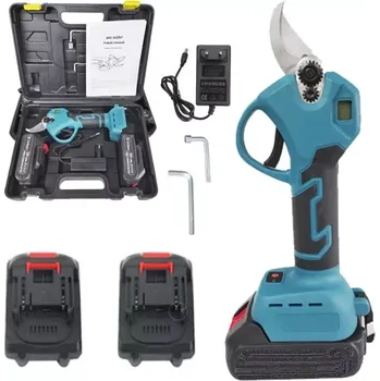 Nůžky na větve Akumulátorové zahradní nůžky 40mm + náhradní baterie a display