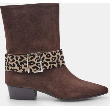 Dámská zimní obuv Baťa dámská semišová obuv wild couture hnědé, vel. 36