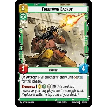 Sběratelská karetní hra Freetown Backup 097/262 - Shadows of the Galaxy Typ karty: Foil