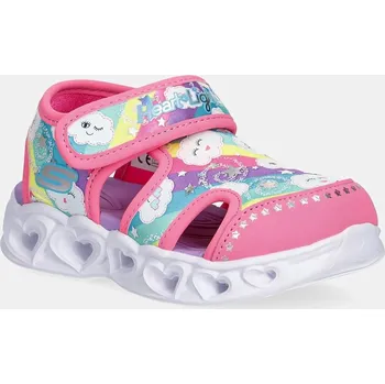 Dívčí sandály Dětské sandály Skechers fialová barva, 302977N 43X, EUR 25