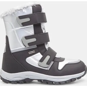 Dívčí zimní obuv Baťa dětská zimní obuv s membránou stříbrné, vel. 34