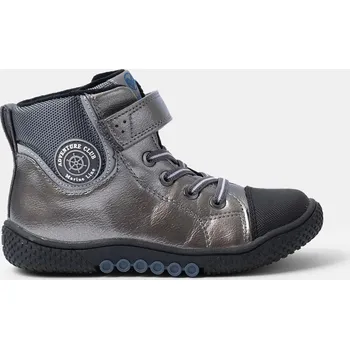 Dívčí zimní obuv Bubblegummers dívčí kotníkové boty stříbrné, vel. 24