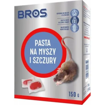 Hubení hlodavce Pasta pro myši a krysy Bros 150 g