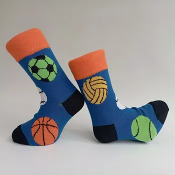 Dětská móda Dětské ponožky bavlněné Trepon Míče modré