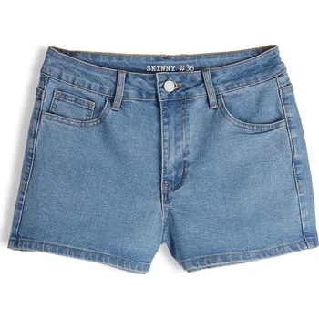 Dámské kraťasy GATE Denimové šortky s mašlemi 42 225-2048/75