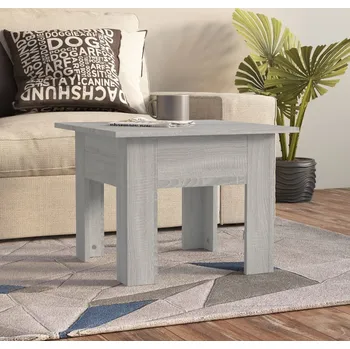 Konferenční stolek vidaXL Konferenční stolek 55 x 55 x 42 cm kompozitní dřevo [813069] Barva: šedá sonoma