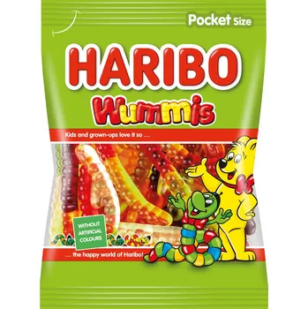 Čokoláda HARIBO Wummis - Želé červíci s ovocnými příchutěmi 100 g