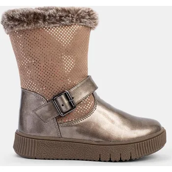 Dívčí obuv Baťa dívčí zimní obuv béžové, vel. 28