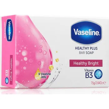 Koupelová kosmetika Vaseline Healthy Bright Bar Soap tuhé mýdlo 75 g