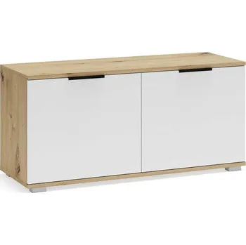 Botník Botník Walker 100 cm, dub artisan / bílá