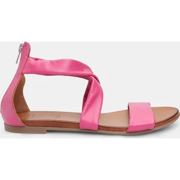 Dámské sandále Baťa dámské kožené sandále fuchsiové, vel. 37